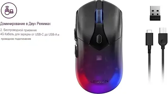 Мышь Lenovo Legion M410 Wireless RGB GY51P83012