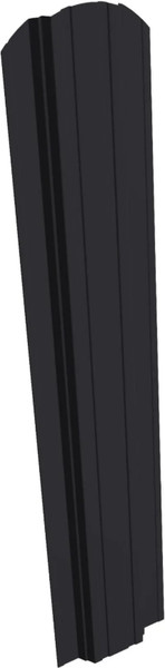 Штакетник металлический Скайпрофиль П-образный 111 Престиж Пэ-RAL7024/7024 - фото