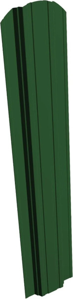 Штакетник металлический Скайпрофиль П-образный 111 Престиж Пэ-RAL6005 - фото