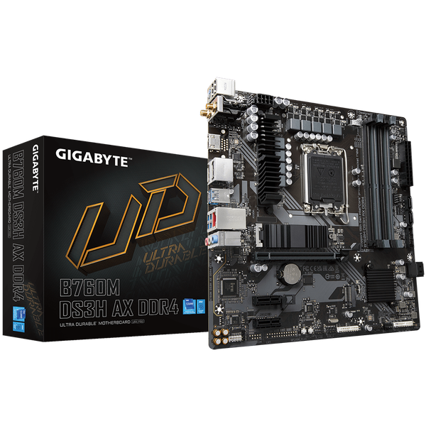 Материнская плата Gigabyte B760M DS3H AX DDR4 1.3