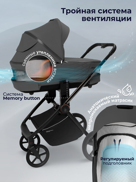 Детская универсальная коляска Sweet Baby SBL Elegante Therma 3в1