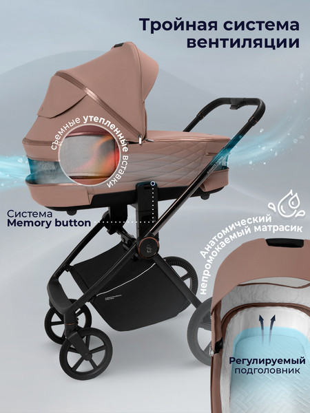 Детская универсальная коляска Sweet Baby SBL Elegante Therma 3в1