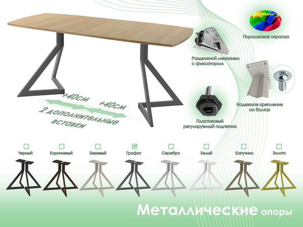 Обеденный стол AMC Elite / Е20(1200) D6