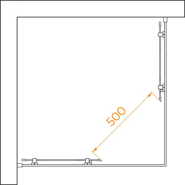 Душевой уголок RGW PA-030B / 3508103099-14