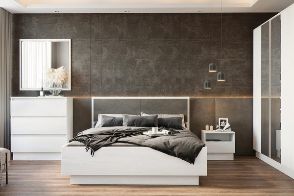 Двуспальная кровать Речицадрев Виктория 160x200 / Р384.11-01