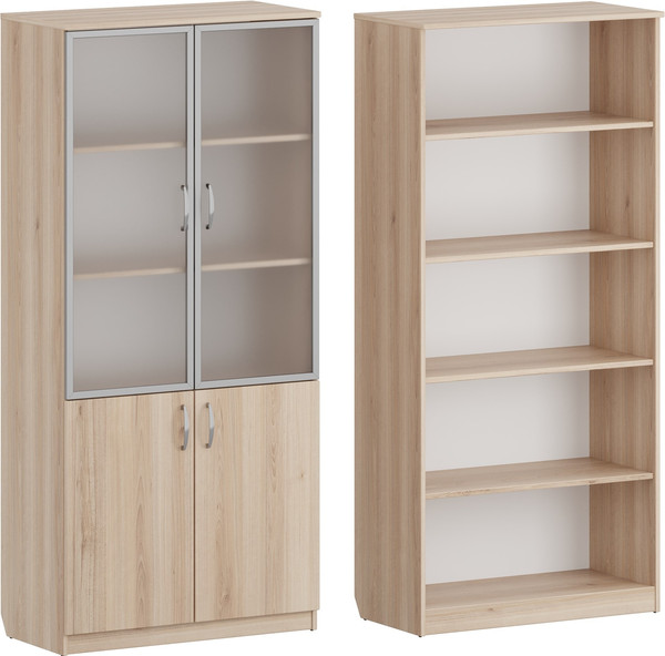 Шкаф с витриной Речицадрев Модуль / Р 286.09-01/1