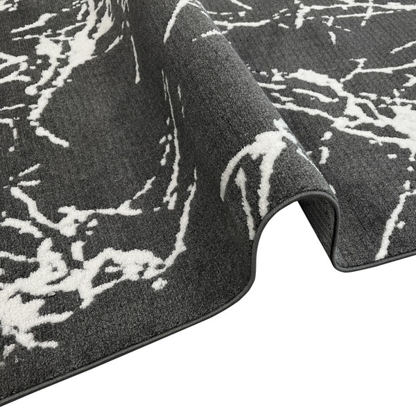 Коврик Safyun Bravo / SN539-GREY-CREAM-OVAL