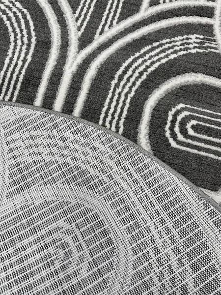 Коврик Safyun Bravo / SN550-GREY-CREAM-OVAL