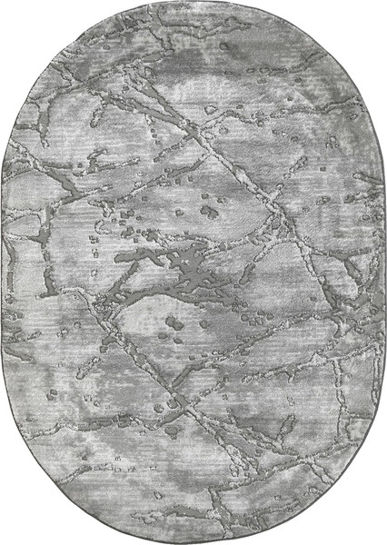 Коврик Safyun Eva / LZ191-LIGHT-GREY-OVAL - фото