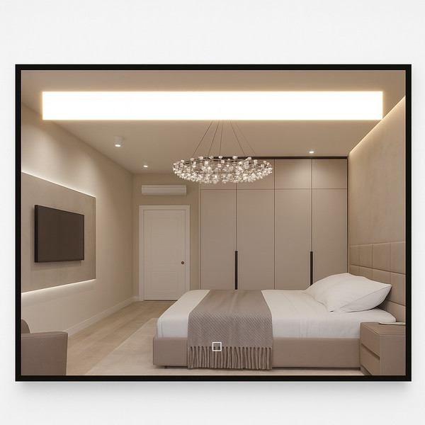 Зеркало Emze Line 66x85 / LED.LINE.66.85.CHE