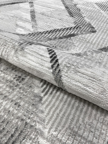 Ковер Safyun Eva / LZ122-GREY-ANTRASIT-OVAL