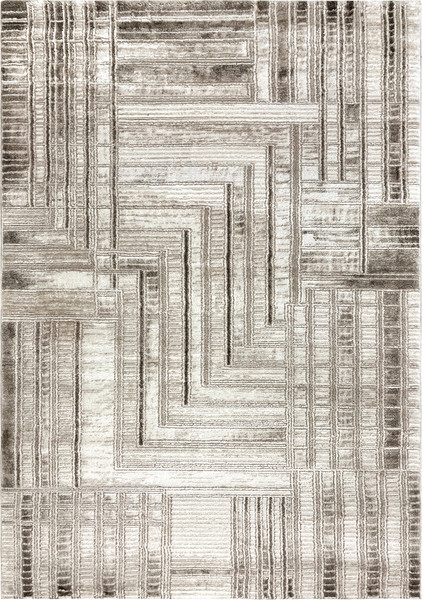 Ковер Safyun Eva / LZ137-CREAM-BROWN (2x3) - фото