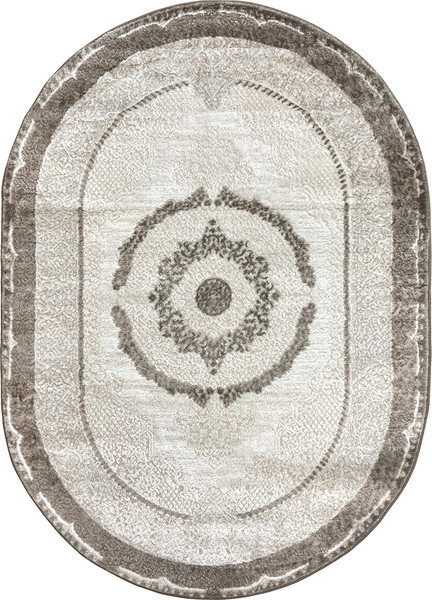 Ковер Safyun Eva / LZ140-CREAM-VIZON-OVAL - фото