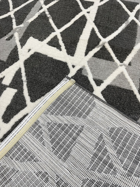 Ковер Safyun Bravo / SN518-GREY-CREAM