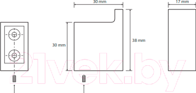 Крючок для ванной Bemeta Nero 135006010