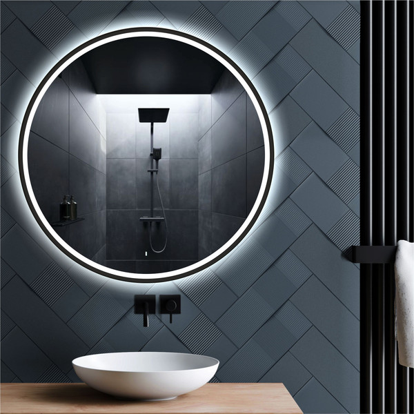 Зеркало Алмаз-Люкс Cairo Blaсk 80dh-6