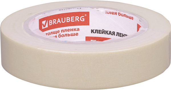 Лента малярная Brauberg 25ммx50м / 228086