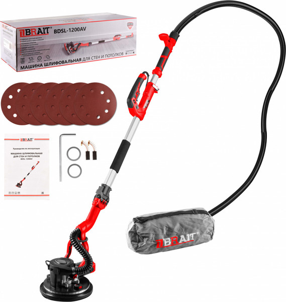 Шлифовальная машина для стен Brait BDSL-1200AV