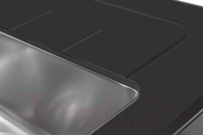 Мойка кухонная ZORG GS 7850-2 (черный)