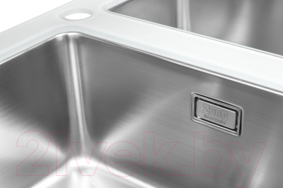 Мойка кухонная ZORG GS 7850-2 (белый)