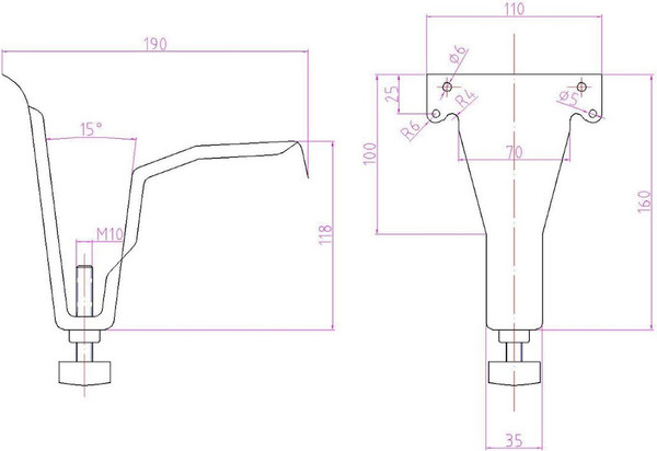 Ножки опорные Lauter 21030