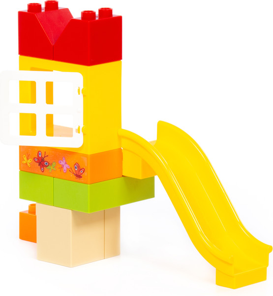 Конструктор Полесье Макси Три кота. Дом котов / 94944