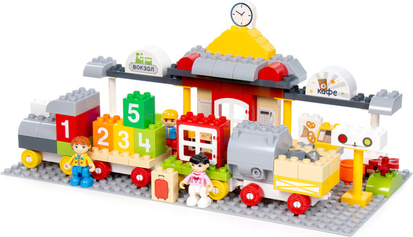 Конструктор Полесье Железнодорожный вокзал / 94746