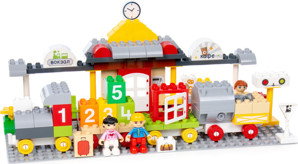 Конструктор Полесье Железнодорожный вокзал / 94746