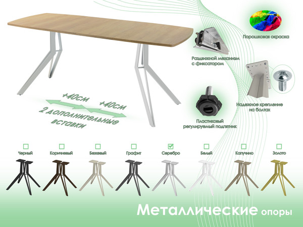 Обеденный стол AMC Elite / Е21(1200) D6