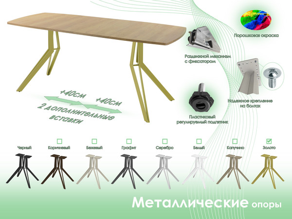 Обеденный стол AMC Elite / Е21(1200) D6
