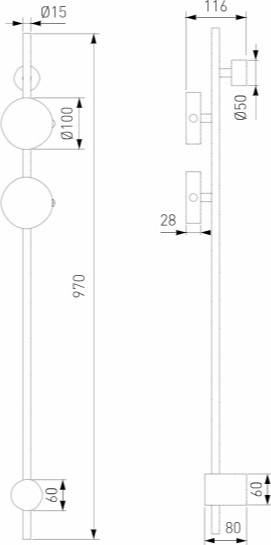 Бра Elektrostandard 40154/LED 3000K