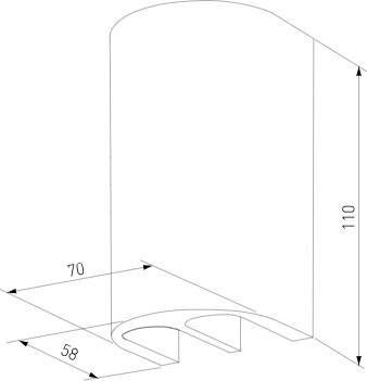 Бра уличное Elektrostandard Twinray 35194/W 3000K