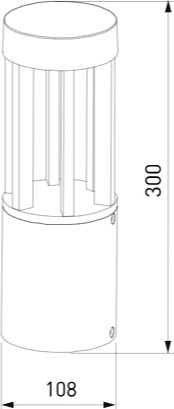 Светильник уличный Elektrostandard Apart 35193/S