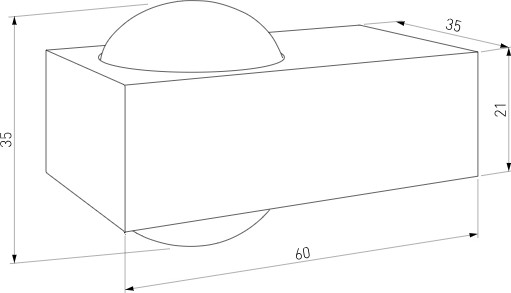 Бра уличное Elektrostandard Lenses 35191/W