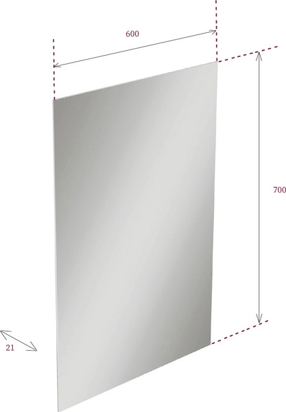 Зеркало Onika Люма 60 / 206090