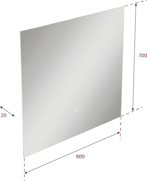 Зеркало Onika Люма 80 / 208098