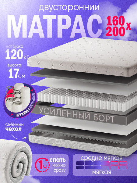 Матрас AMI Актив Люкс 160x200