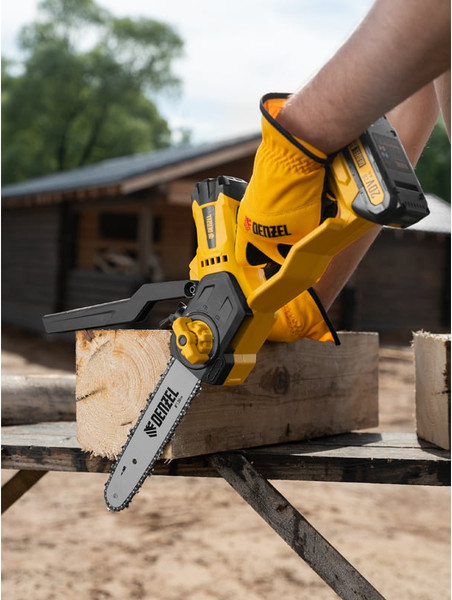 Пила цепная аккумуляторная Denzel СCS-200BL / 58653