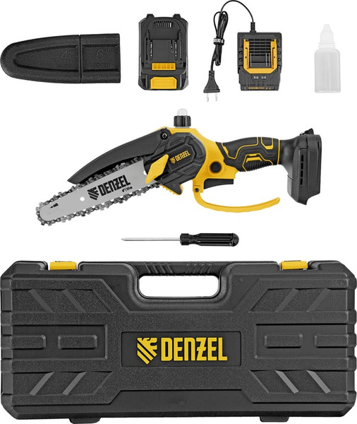 Пила цепная аккумуляторная Denzel CCS-150 / 58650 - фото