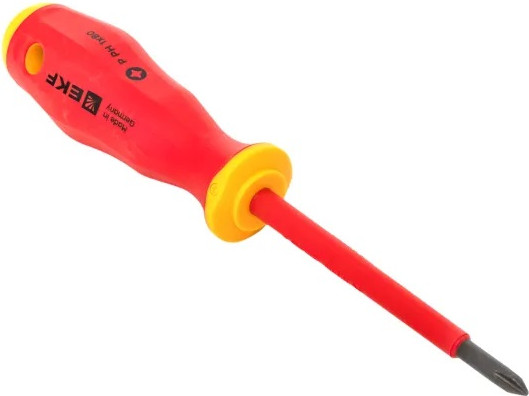 Отвертка EKF Professional PH-FL1x80 VDE 1000В / ph-fl-1-80-pro-in  - фото