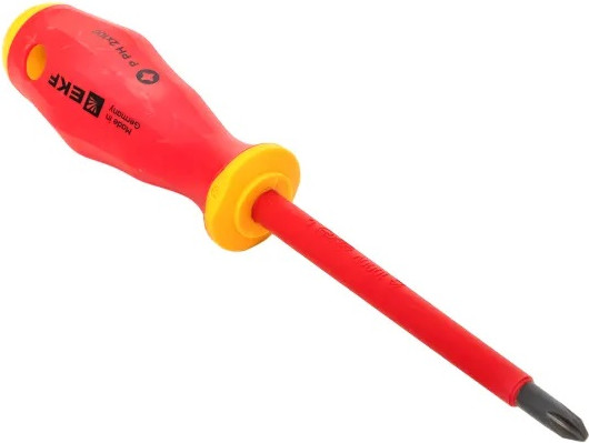 Отвертка EKF Professional PH-FL2x100 VDE 1000В / ph-fl-2-100-pro-in  - фото