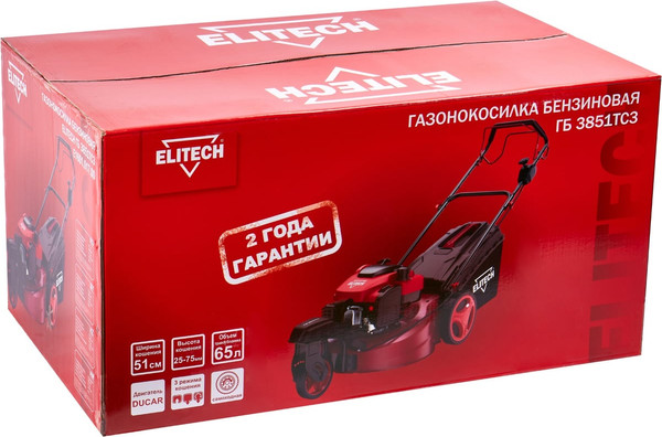 Газонокосилка бензиновая Elitech ГБ 3851ТС3  / 205403