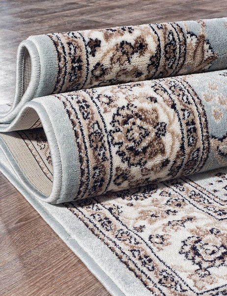 Ковер Merinos Valencia Deluxe d251-STAN-L.BLUE-BROWN