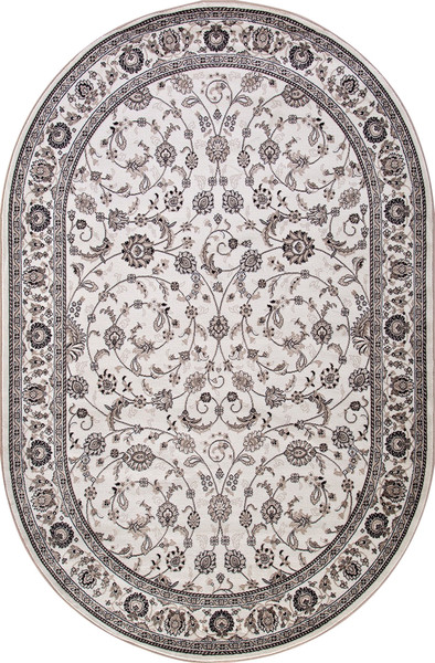 Ковер Merinos Valencia Deluxe d251-OVAL-CREAM-BROWN - фото