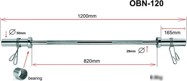 Гриф для штанги Alpin OBN-120