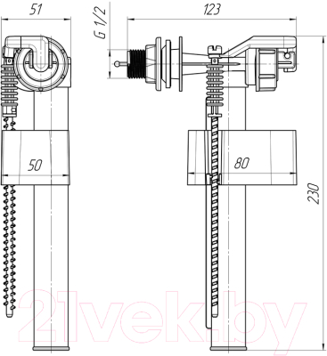Арматура Ани Пласт WC5050