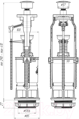 Арматура Ани Пласт WC7030