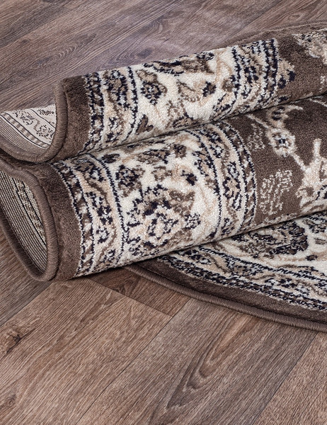 Ковер Merinos Valencia Deluxe d251-OVAL-BROWN