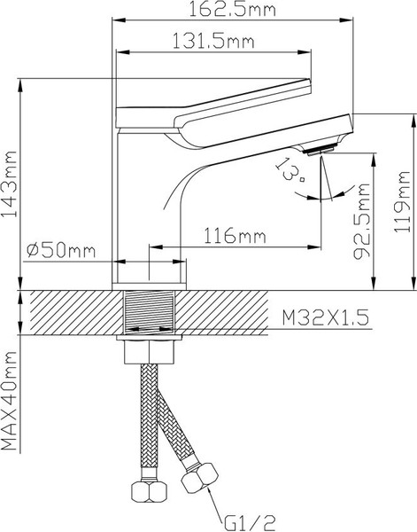 Смеситель Econoce D35 730 / EC0730BL