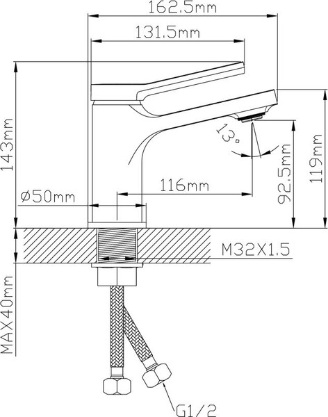 Смеситель Econoce D35 750 / EC0750